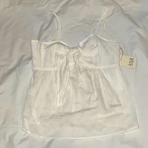 White tie tank top